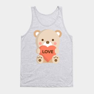 Cute Little Bear Tank Top